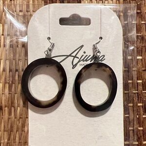 Ajuna Cow Horn Hoop Earrings